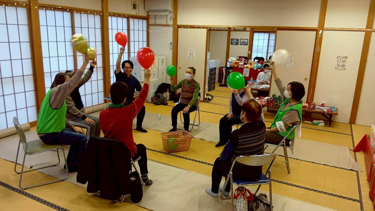 健康体操の様子