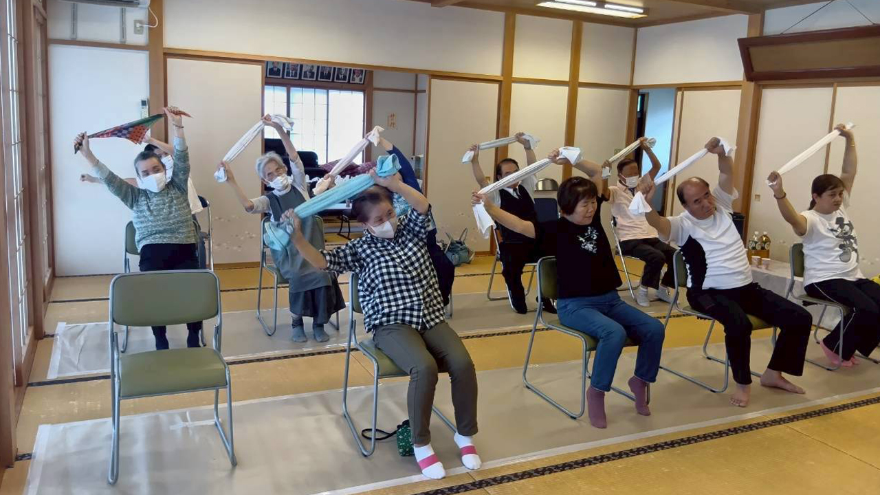 発声練習の様子